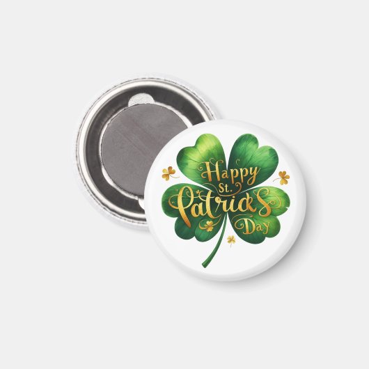 Aimant Bonne Saint Patrick's Day (Recto/Verso)