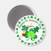 Aimant Bonne Saint Patrick's Day (Recto/Verso)