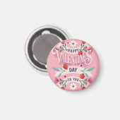 Aimant Bonne Saint Valentin pour vous (Recto/Verso)