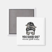 Aimant Bonne Sis Sensibilisation aux problèmes de santé m (Recto/Verso)