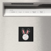 Aimant Bonnet de baseball de Pâques Oreilles Amusants de  (In Situ (Lave-vaisselle))