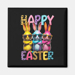 Aimant Bonnet de Pâques Bunny Bunnies Cool Joyeux Enfants