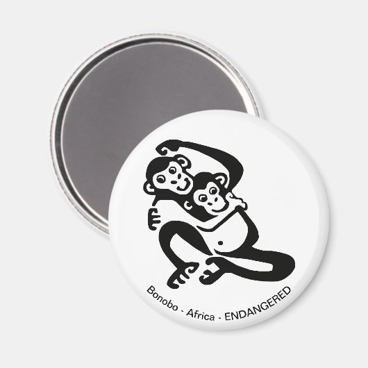 Aimant Bonobo - (Recto/Verso)
