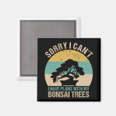 Aimant Bonsai Tree - Cool Plante intérieur jardinage (Recto/Verso)