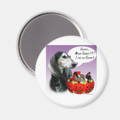 Aimant Bonus d'Halloween Saluki (Recto/Verso)
