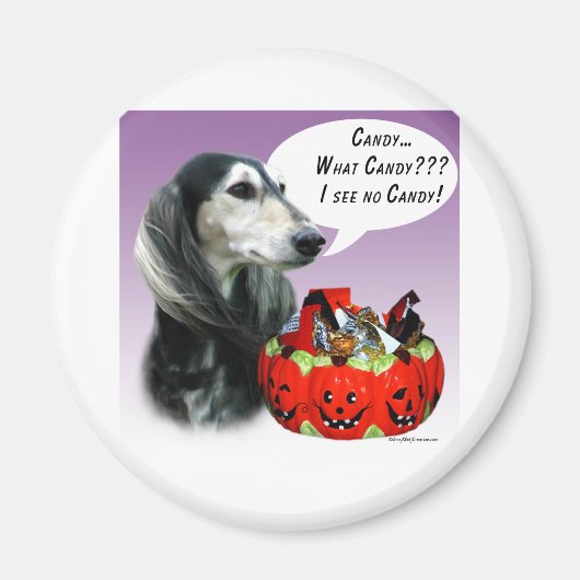 Aimant Bonus d'Halloween Saluki (Devant)