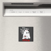 Aimant BOO boo infirmière équipage tee, drôle halloween i (In Situ (Lave-vaisselle))
