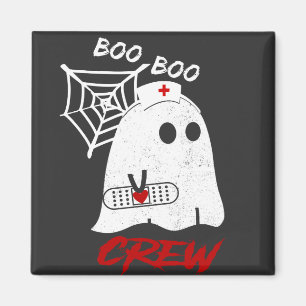 Aimant BOO boo infirmière équipage tee, drôle halloween i