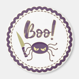Aimant Boo drôle Halloween personnage d'araignée main