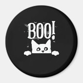 Aimant Boo ! Drôle Masquer Peekabo Effrayant Halloween (Devant)