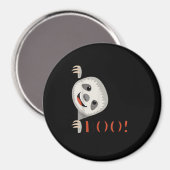 Aimant Boo ! Drôle Masquer Peekaboo Effrayant Halloween S (Recto/Verso)
