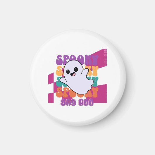 Aimant Boo effrayant (Devant)