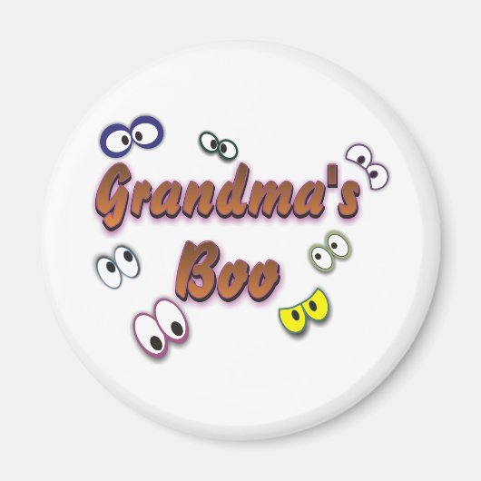 AIMANT BOO EYES GRANDMA (Devant)