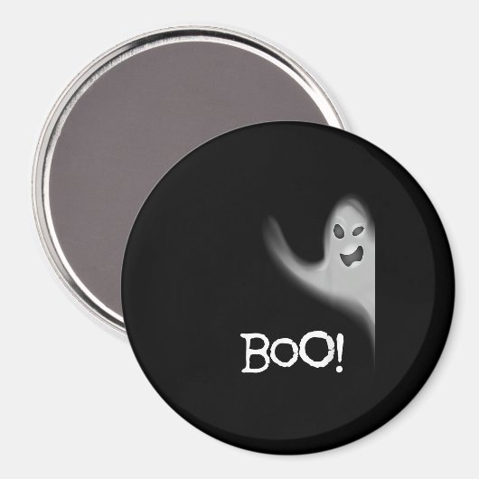 Aimant Boo Funny Cacher Peekabo Scandale Halloween (Recto/Verso)