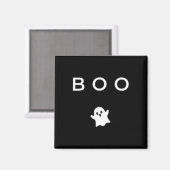 Aimant BOO Ghost Halloween Subtle Minimal Automne Fun Tri (Recto/Verso)
