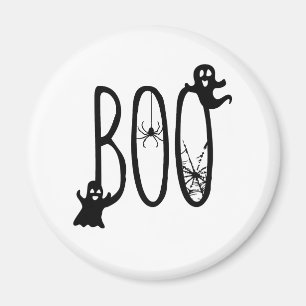 Aimant BOO Halloween, Fantômes effrayants et Toile