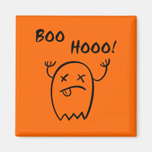 Aimant Boo Hooo Fantôme de Halloween Lumière-Unicolore