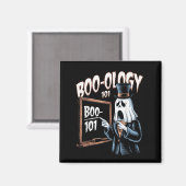 Aimant Boo-Ology 101, heureux halloween (Recto/Verso)