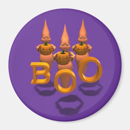 Aimant Boo ! Trois Jolies Ghosties (Devant)