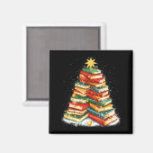 Aimant Book Christmas Tree Reading  (Recto/Verso)