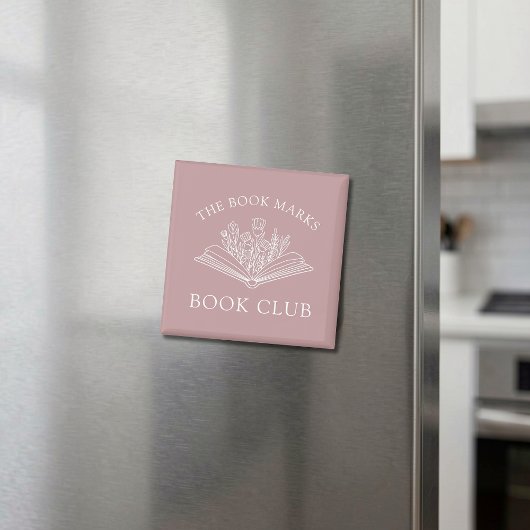 Aimant Book Club Personalized Floral Literary Gift