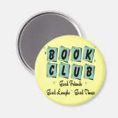 Aimant Book Club Retro - Good Friends, Times and Laughn (Recto/Verso)