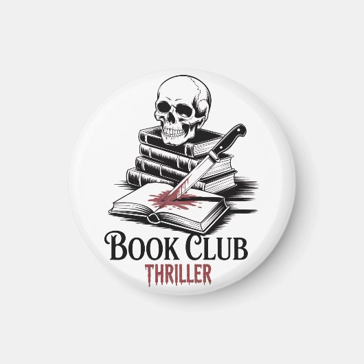 Aimant Book Club Thriller (Devant)