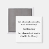 Aimant Bookaholic on the Road (Recto/Verso)