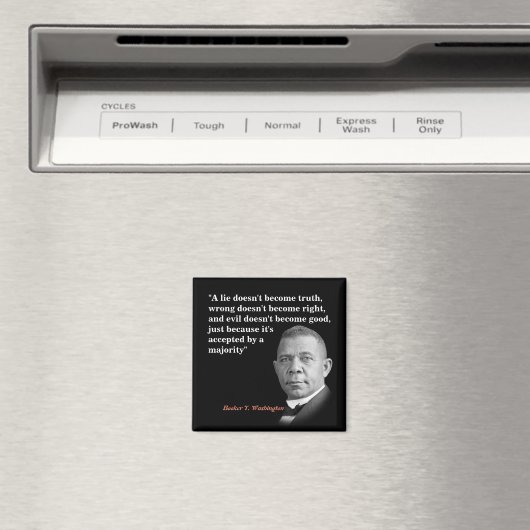 Aimant Booker T. Washington Quota On Truth, Right, Good (In Situ (Lave-vaisselle))