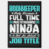 Aimant Bookkeeper Job Title Profession Comptabilité Compé (Recto)