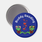 Aimant Bookworms Buddy Lecture (Recto/Verso)