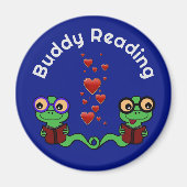 Aimant Bookworms Buddy Lecture (Devant)