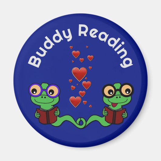 Aimant Bookworms Buddy Lecture (Devant)