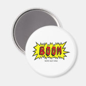 Aimant Boom Cartoon Blurb (Recto/Verso)