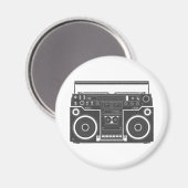 Aimant Boombox des années 80 (Recto/Verso)