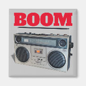 Aimant BoomBox Retro Stereo Fun (Devant)