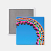 Aimant Boomerang Roller Coaster Worlds of Fun, KC (Recto/Verso)