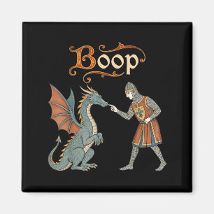 Aimant Boop Chevalier Médiéval Dragon Drôle Hommes Sodasy