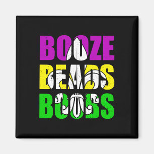 Aimant Booze Perles de seins Mardi Gras Femmes Hommes Adu