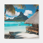 Aimant Bora Bora Carte Postale (2) (Devant)