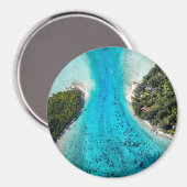 Aimant Bora Bora - Chemin Vers L'Océan (Recto/Verso)