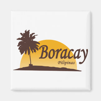 Aimant Boracay blanc