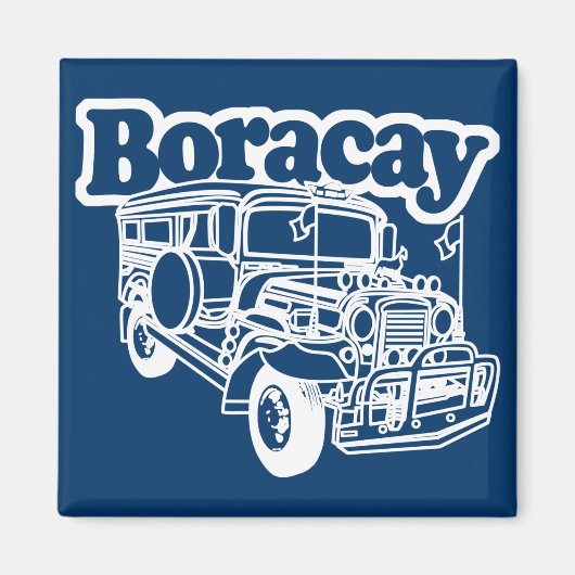 Aimant Boracay Jeepney (Devant)