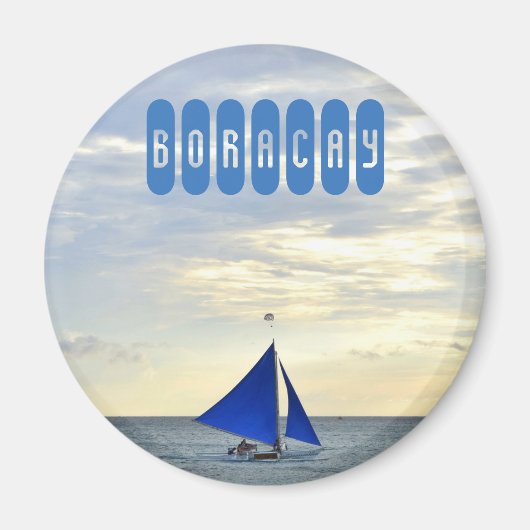 Aimant Boracay White Beach aux Philippines (Devant)