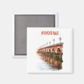 Aimant Bordeaux France City Travel (Recto/Verso)