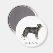 Aimant Bordure Collie (Recto/Verso)