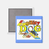 Aimant Bordure Collie Cadeaux d'agilité (Recto/Verso)