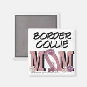 Aimant Bordure Collie MOM (Recto/Verso)