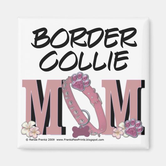 Aimant Bordure Collie MOM (Devant)