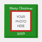 Aimant Bordure de Noël - Joyeux Noël (Devant)